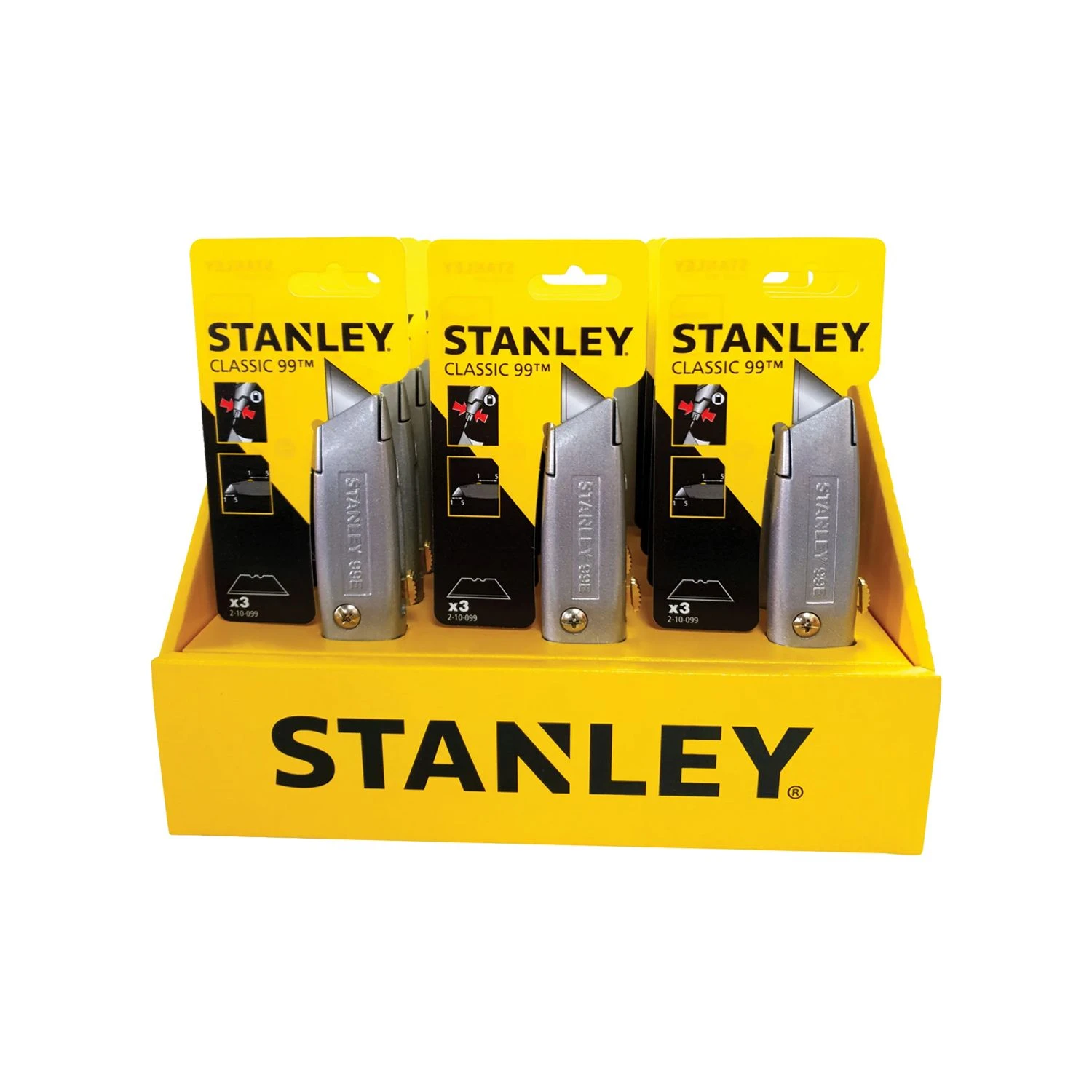 Stanley STA910099 99E Counter Display Of 12 Knives 1 Stanley STA910099 99E Counter Display Of 12 Knives