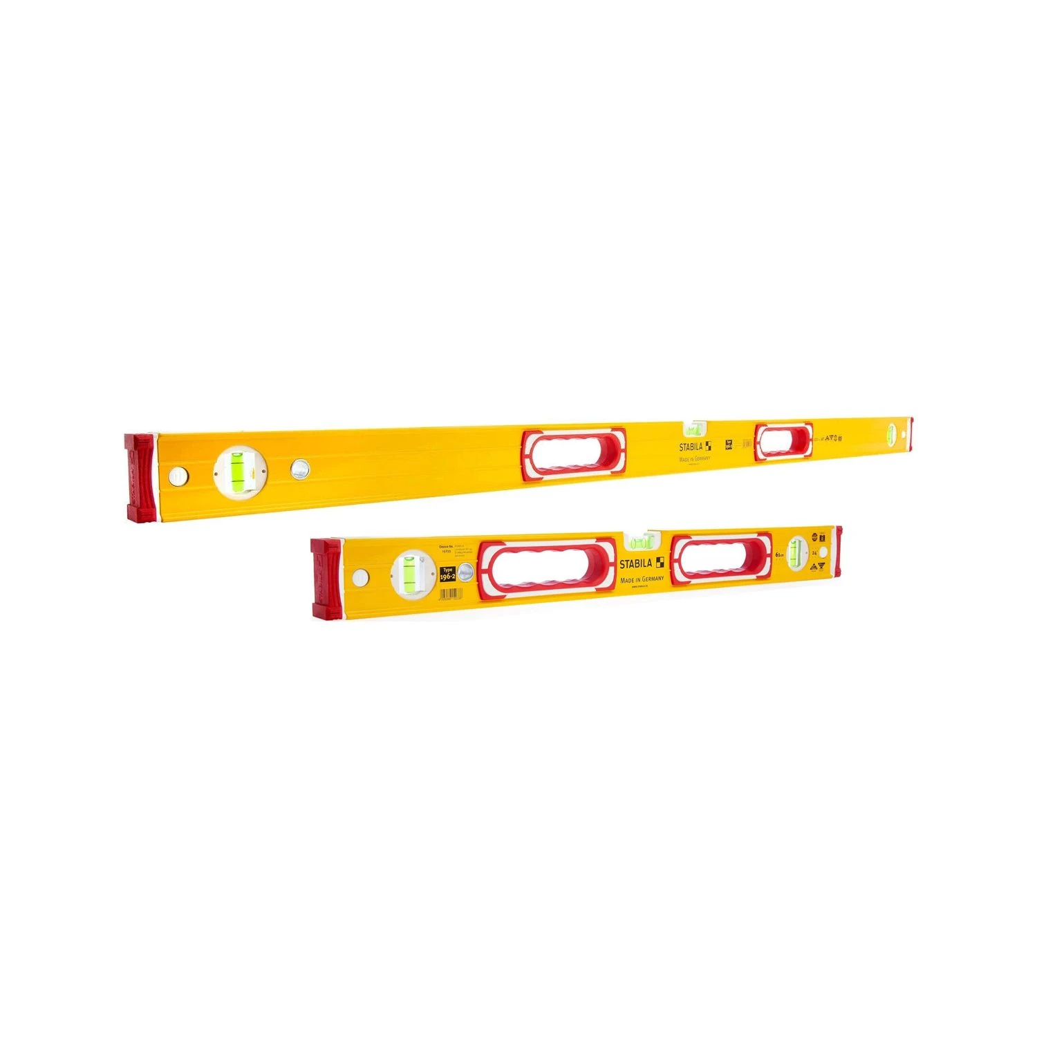 Stabila STB196-2-SPSET 196-2 3 Vial 60cm & 120cm Spirit Level Twin Pack 1 Stabila STB196-2-SPSET 196-2 3 Vial 60cm & 120cm Spirit Level Twin Pack