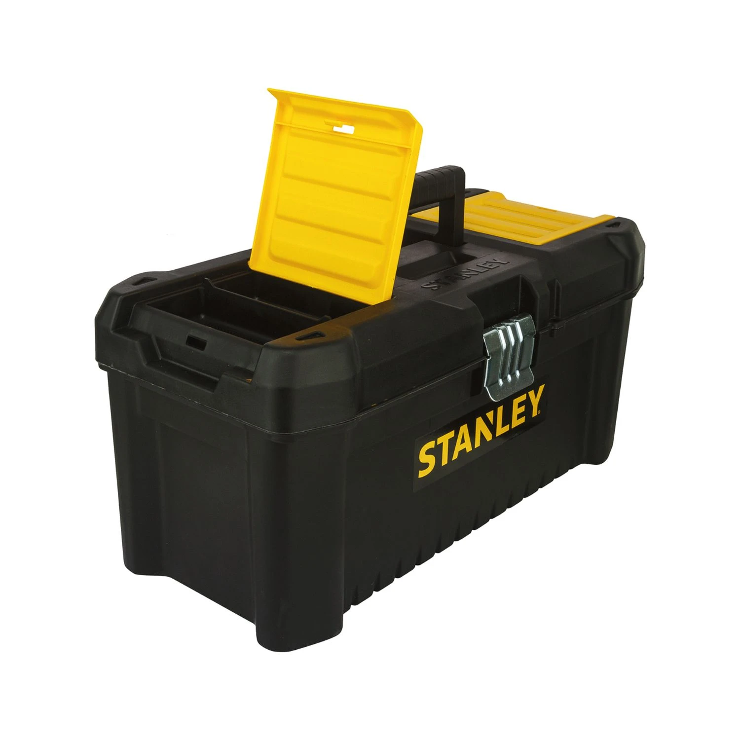 Stanley STA175518 16 Inch Basic Toolbox With Organiser Top - STST1-75518 3 Stanley STA175518 16 Inch Basic Toolbox With Organiser Top - STST1-75518 - Image 3