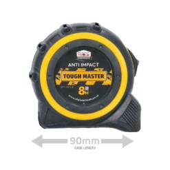 TOUGH MASTER 8m/26ft Tape Measure 25mm Wide Pack Of 4 20 TOUGH MASTER 8m/26ft Tape Measure 25mm Wide Pack Of 4 -Chisel Pack Sales Store tape 8m 6 1