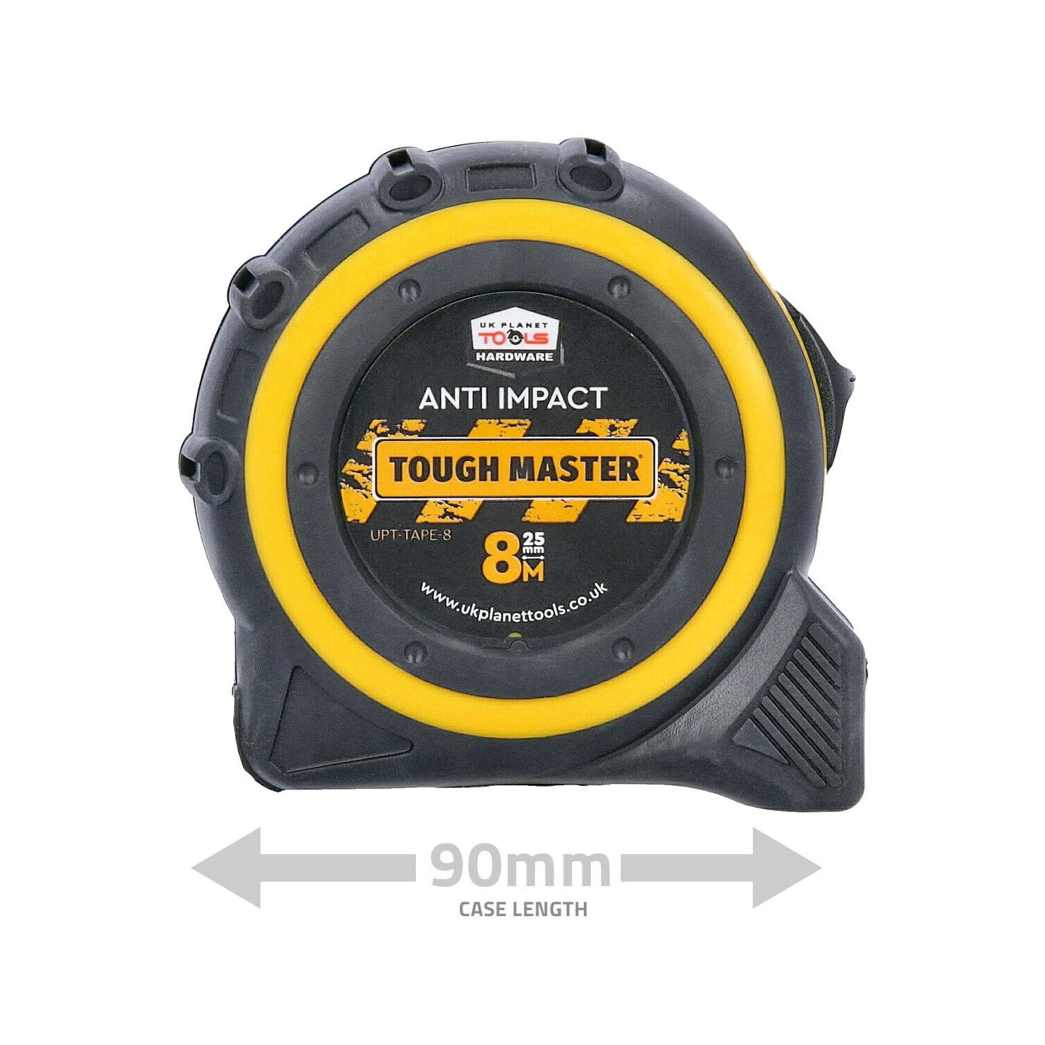 TOUGH MASTER 8m/26ft Metric/Imperial Tape Measure 25mm Wide Pack Of 6 7 TOUGH MASTER 8m/26ft Metric/Imperial Tape Measure 25mm Wide Pack Of 6 - Image 7