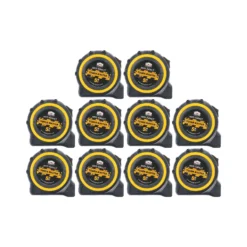 TOUGH MASTER Pocket Tape Measures 5M/16ft Anti-Impact 25mm Wide Pack Of 10