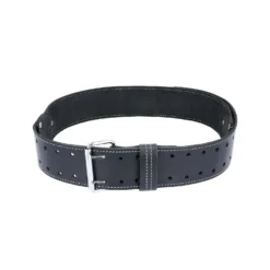 TOUGH MASTER® Black Genuine Leather Work Belt Double Pin - 67 Millimetres (TM-215LB) -Chisel Pack Sales Store tm 215lb 02