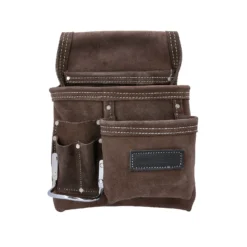 TOUGH MASTER® Suede Leather Tool Pouch 6 Pockets - 1.6-1.8 Millimeters (TM-318SP)
