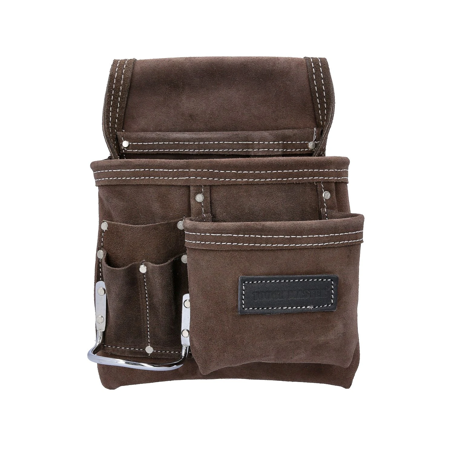 TOUGH MASTER® Suede Leather Tool Pouch 6 Pockets - 1.6-1.8 Millimeters (TM-318SP) 1 TOUGH MASTER® Suede Leather Tool Pouch 6 Pockets - 1.6-1.8 Millimeters (TM-318SP)