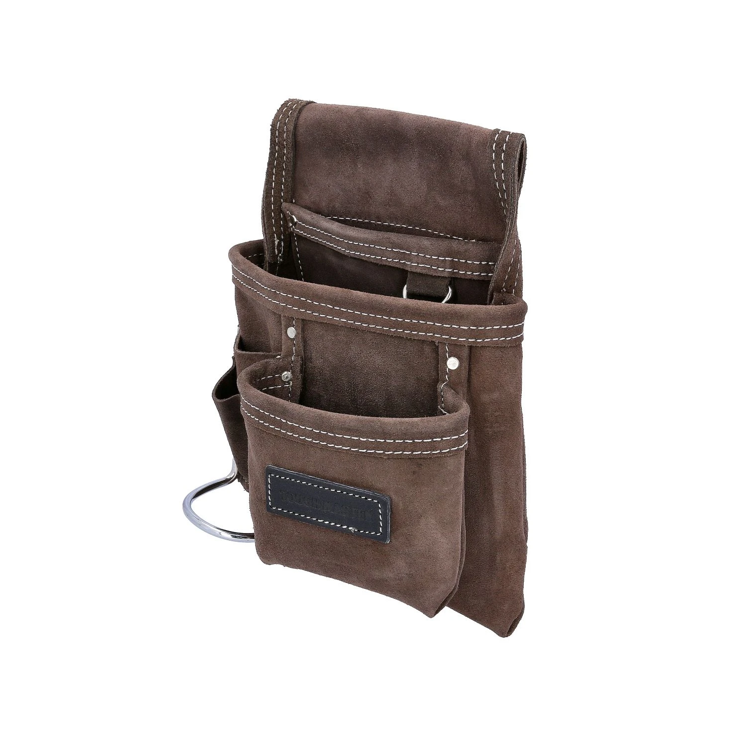 TOUGH MASTER® Suede Leather Tool Pouch 6 Pockets - 1.6-1.8 Millimeters (TM-318SP) 2 TOUGH MASTER® Suede Leather Tool Pouch 6 Pockets - 1.6-1.8 Millimeters (TM-318SP) - Image 2