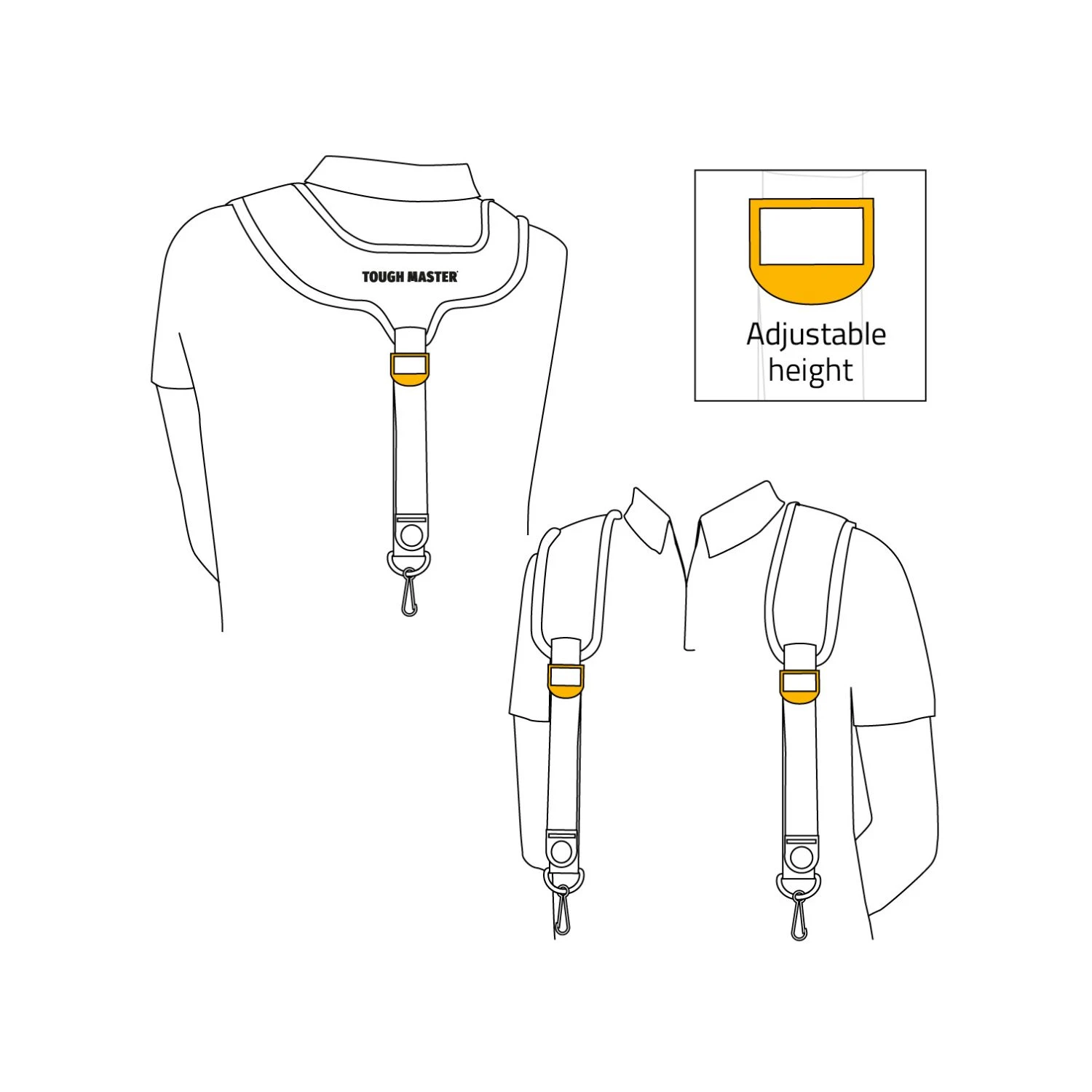 TOUGH MASTER TM-80612 Heavyweight Support Straps For Tool Belts 6 TOUGH MASTER TM-80612 Heavyweight Support Straps For Tool Belts - Image 6