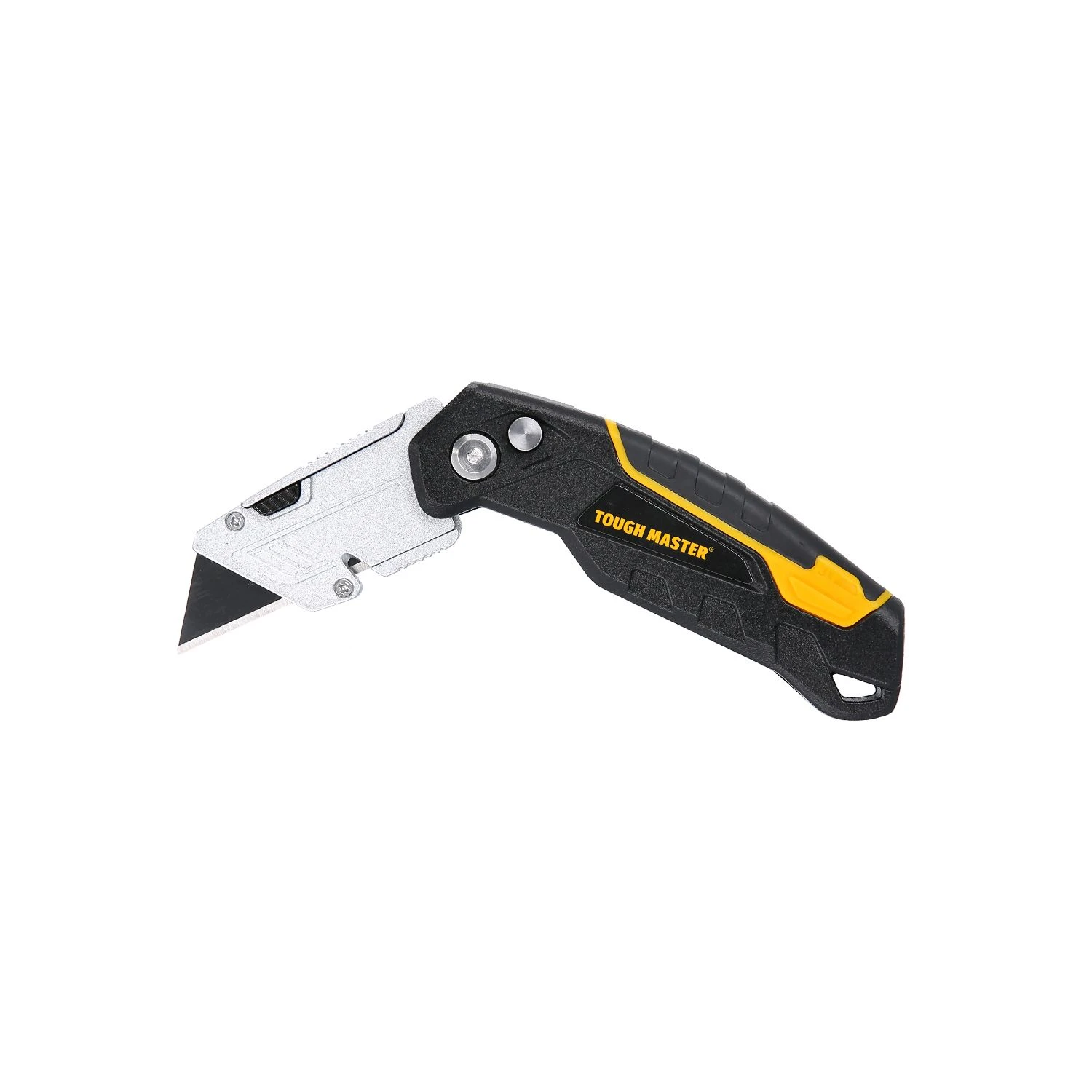 TOUGH MASTER® Folding Utility Knife With Blade Compartment & 3 Replacement Blades & 10 Piece Extra Utility Knife Blades 2 TOUGH MASTER® Folding Utility Knife With Blade Compartment & 3 Replacement Blades & 10 Piece Extra Utility Knife Blades - Image 2