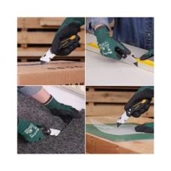 TOUGH MASTER® Folding Utility Knife With Blade Compartment & 3 Replacement Blades & 10 Piece Extra Utility Knife Blades 17 TOUGH MASTER® Folding Utility Knife With Blade Compartment & 3 Replacement Blades & 10 Piece Extra Utility Knife Blades -Chisel Pack Sales Store tm ufk174 04