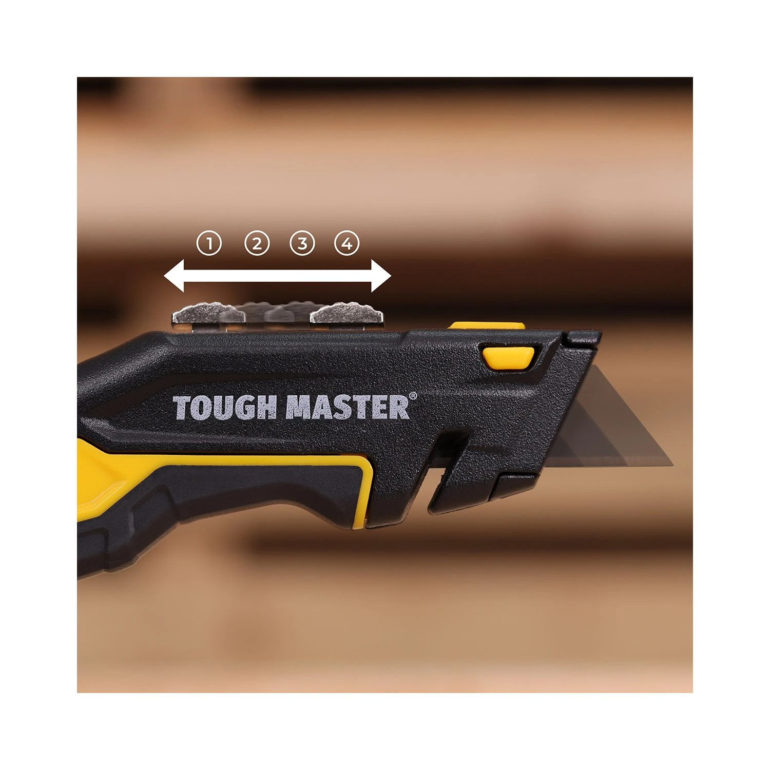 TOUGH MASTER® Retractable Utility Knife Retractable Trimming Utility Knife With 4 SK2 Blades & 10 Piece Extra Utility Knife Blades 10 TOUGH MASTER® Retractable Utility Knife Retractable Trimming Utility Knife With 4 SK2 Blades & 10 Piece Extra Utility Knife Blades - Image 10