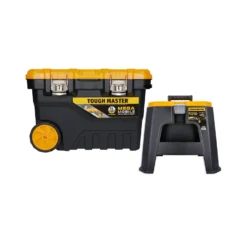 TOUGH MASTERĀ® Tool Box / Tool Chest 28" On Wheels With Tool Tote Tray Lockable + UPT-5047 Tool Storage Stool Tool Box
