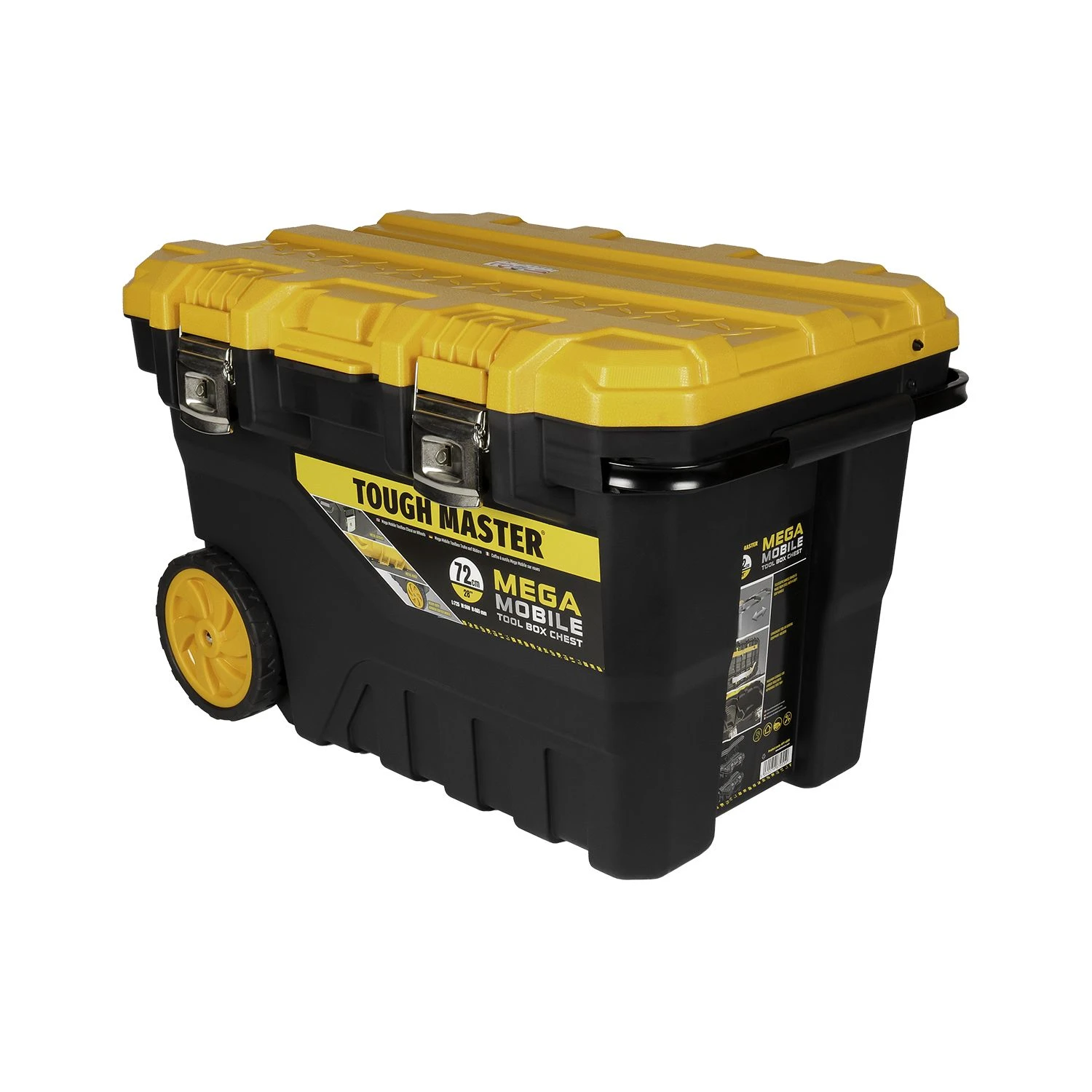 TOUGH MASTER® Tool Box / Tool Chest 28" On Wheels With Tool Tote Tray Lockable + UPT-5047 Tool Storage Stool Tool Box 3 TOUGH MASTER® Tool Box / Tool Chest 28" On Wheels With Tool Tote Tray Lockable + UPT-5047 Tool Storage Stool Tool Box - Image 3