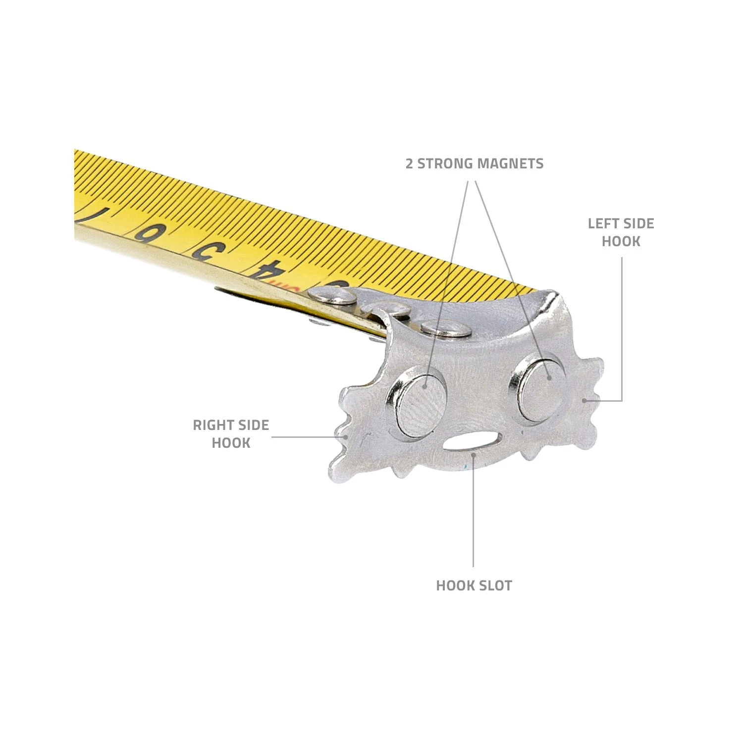 WellCut 8M/26ft Pocket Tape Measure With Magnetic Hook, Anti-Impact 25mm Wide - Pack Of 24 12 WellCut 8M/26ft Pocket Tape Measure With Magnetic Hook, Anti-Impact 25mm Wide - Pack Of 24 - Image 12
